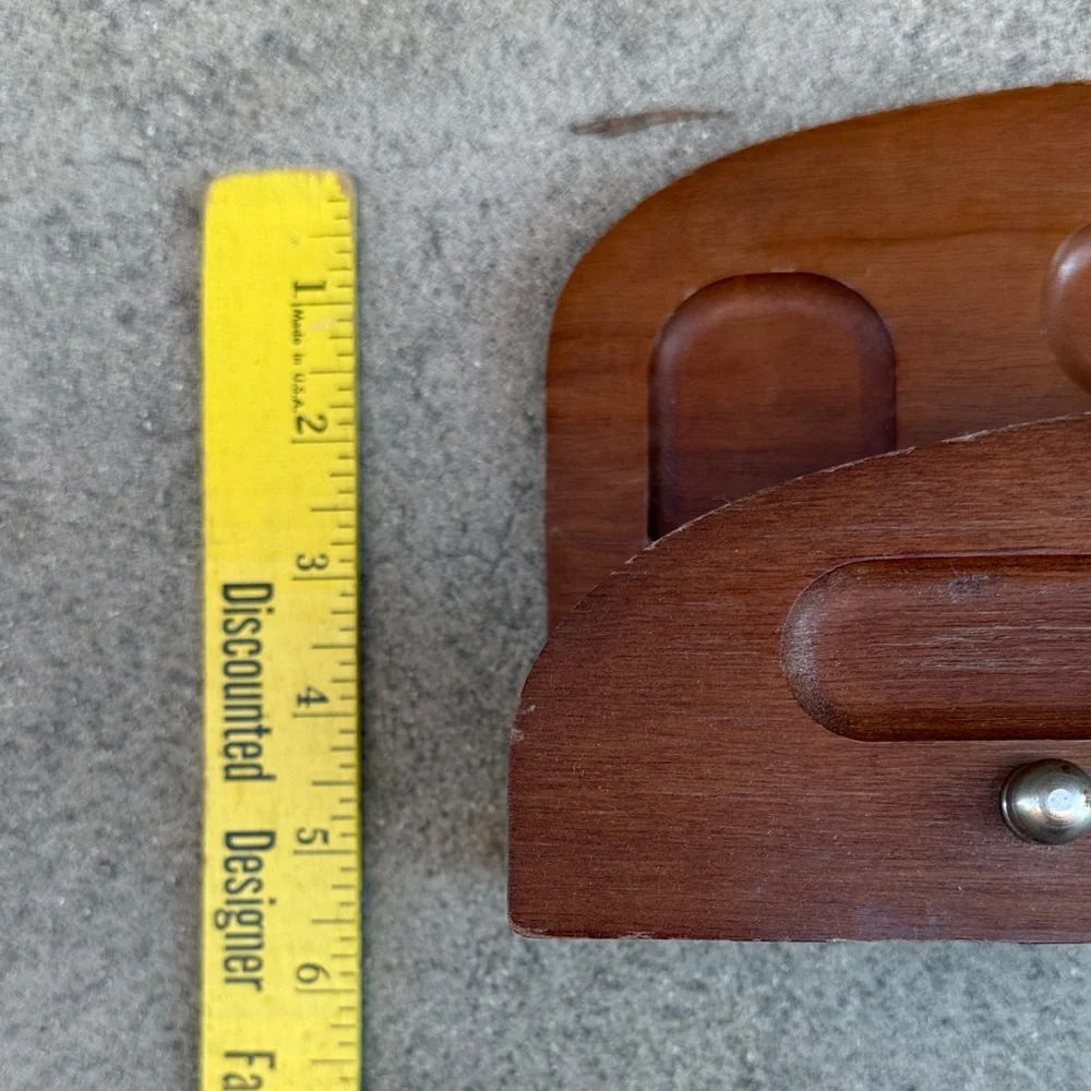 Vintage Wooden Two Deck Wall Shelf